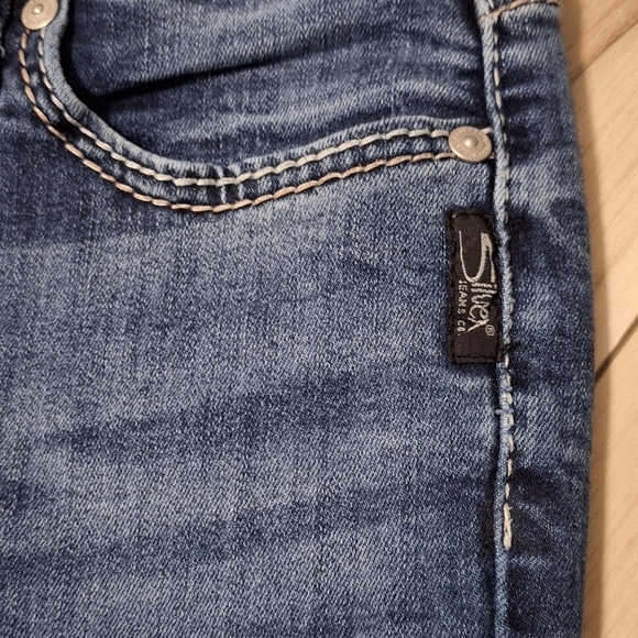 Ladies Silver Jeans - Picture 2 of 5
